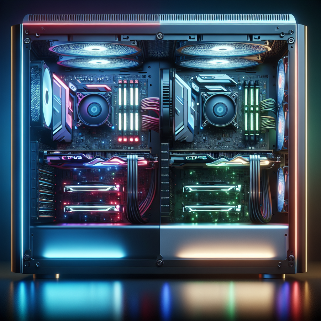 Why are some gaming PCs designed with dual-system setups in one case?