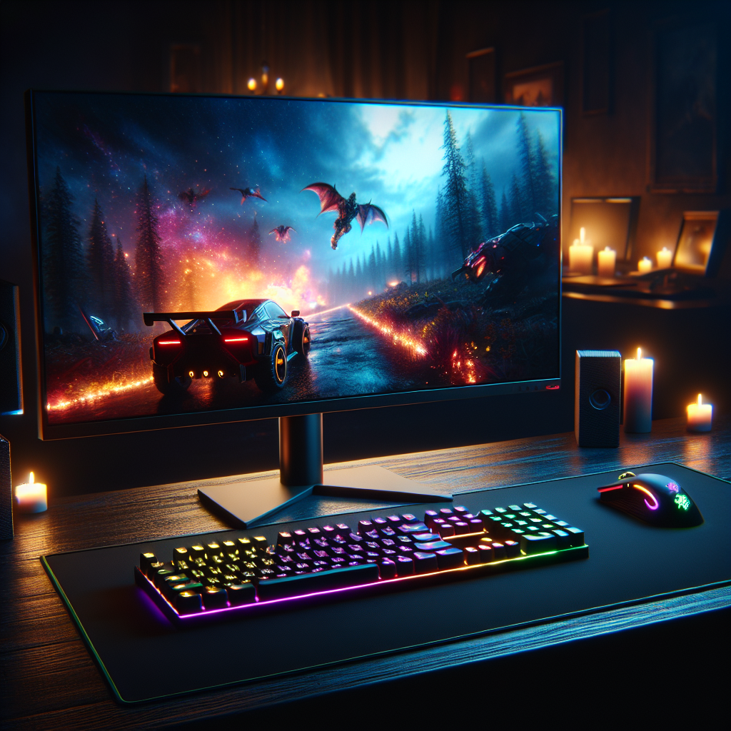 What is the best resolution for gaming on an LED monitor?